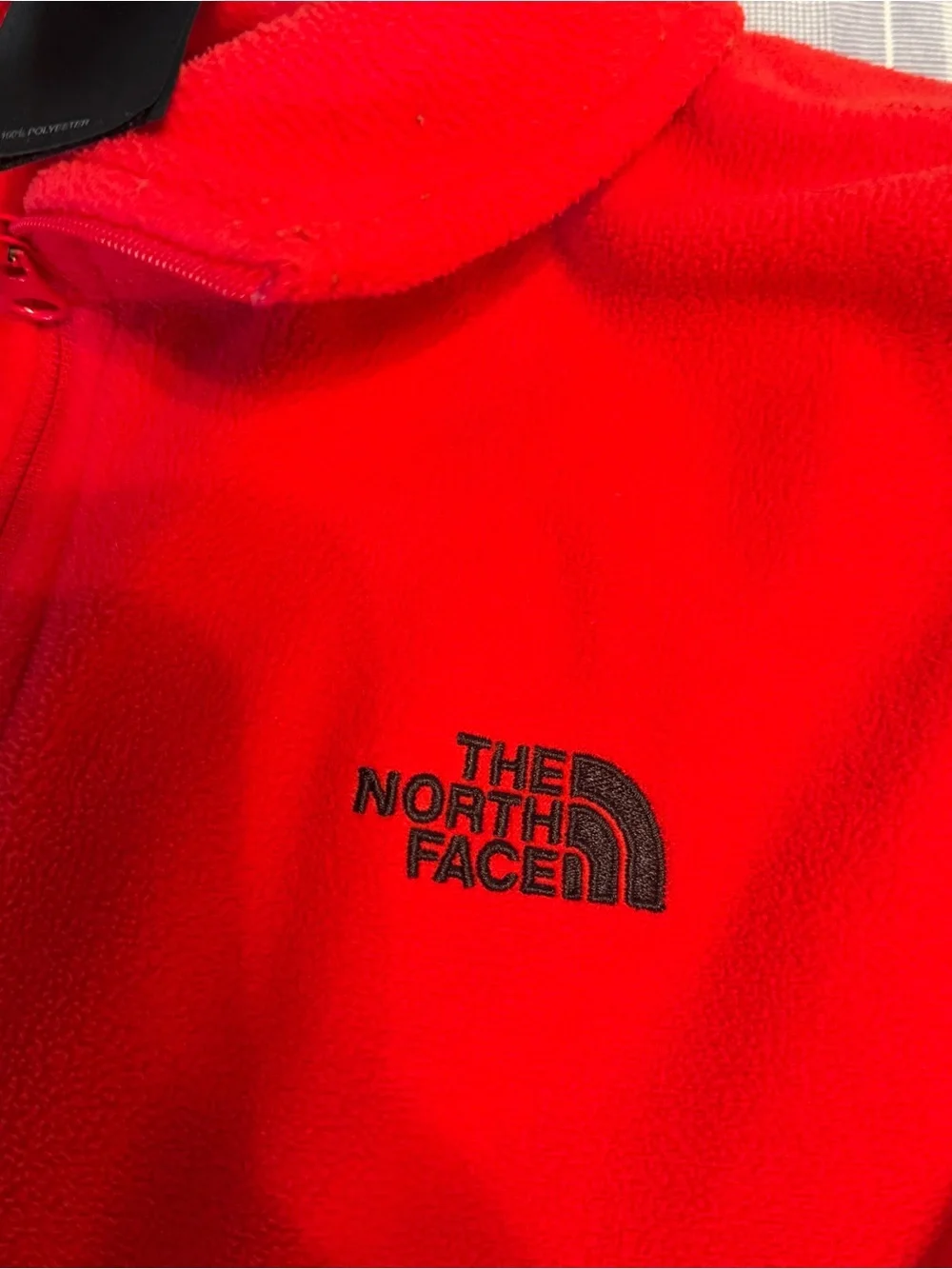 The North Face Men's Bright Red Half-Zip Fleece Pullover